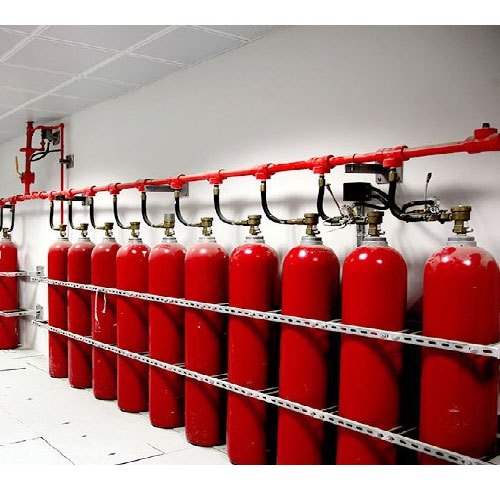 Automatic Fire Detection and Suppression System through CO2 Total